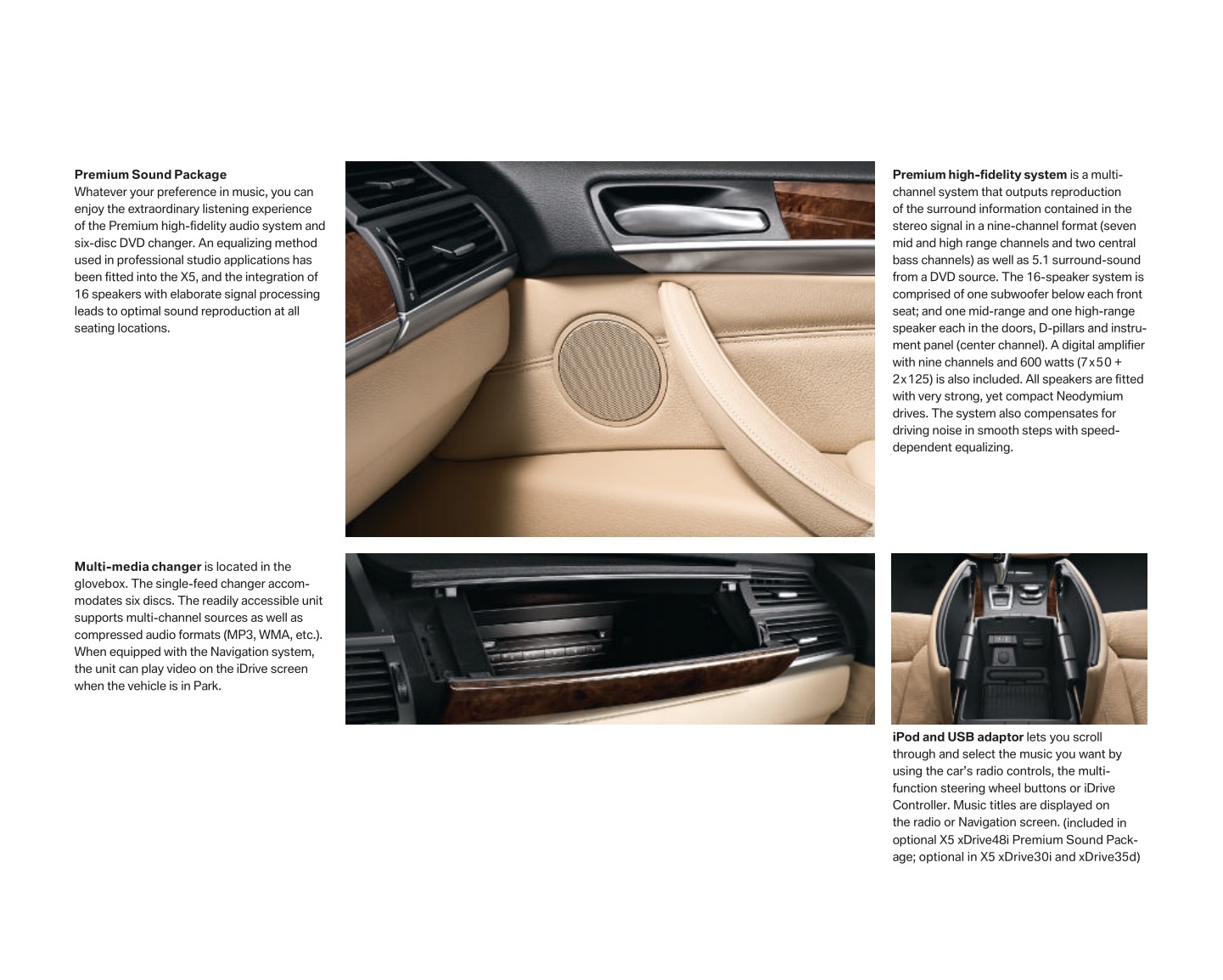 2009 BMW X5 Brochure Page 20